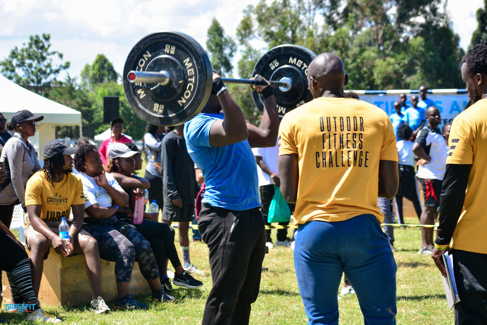 CrossFit254 athletes competing in a fitness competition